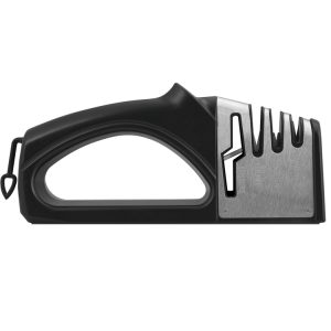 Professional 4-Section Handheld Knife Sharpener Manual Stainless Steel Diamond Sharpening Stone Kitchen Gadgets Accessories