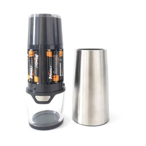 Hot Sale Customized Kitchen Grinder Bottle Automatic Gravity Salt and Pepper Mill Set